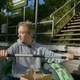 YouTuber Tom Scott tries to avoid getting a set of soggy buns at the river McDonald’s.
